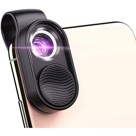 Microscope numérique, loupe de microscope 100x avec éclairage.