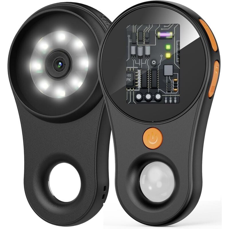 Microscope numérique macro à mise au point fixe, loupe portable, écran couleur 2,0 pouces, pixels 200 w, grossissement 500x, 8 led intégrées,