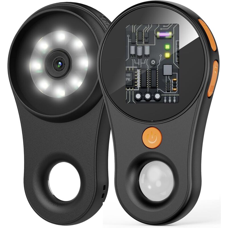 Microscope numérique macro à mise au point fixe, loupe portable, écran couleur 2,0 pouces, pixels 200 w, grossissement 500x, 8 led intégrées,