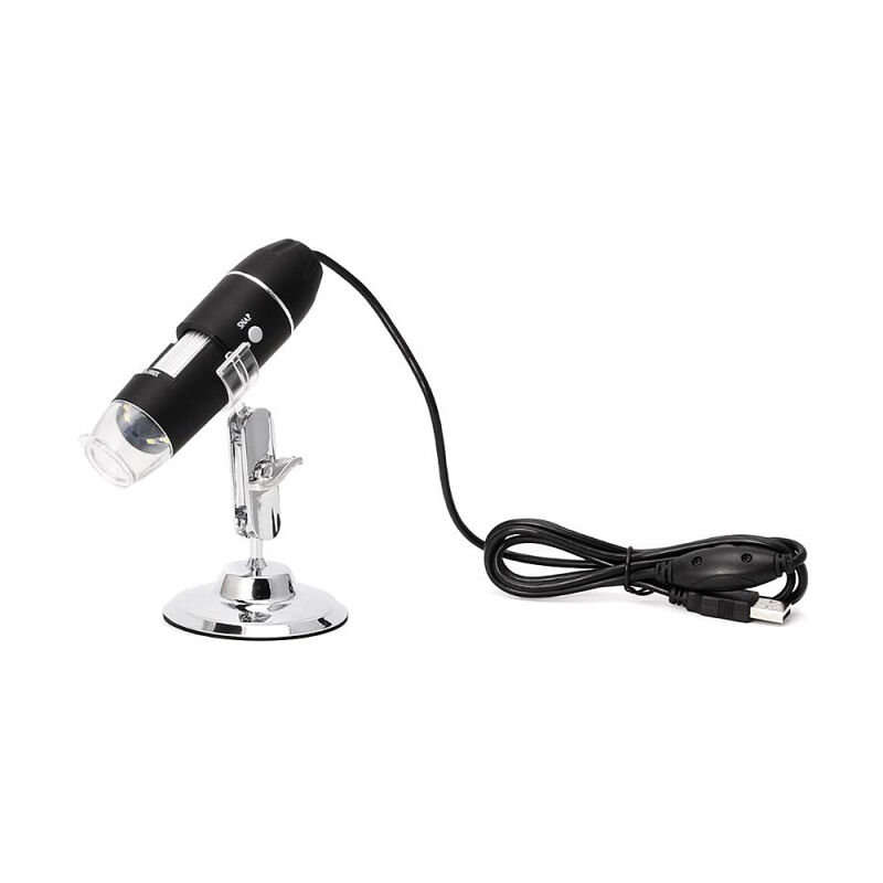 Lifcausal - Microscope numérique portable usb 1600X pour détection industrielle avec loupe réglable à 8 led