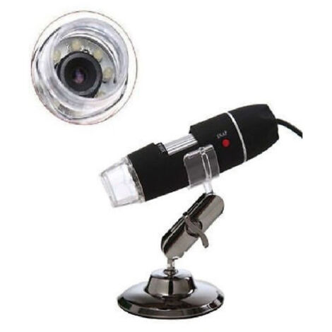 Microscope Numérique Usb 2.0 Mpx 500x 8 Led Pc Ordinateur Portable Photo Vidéo
