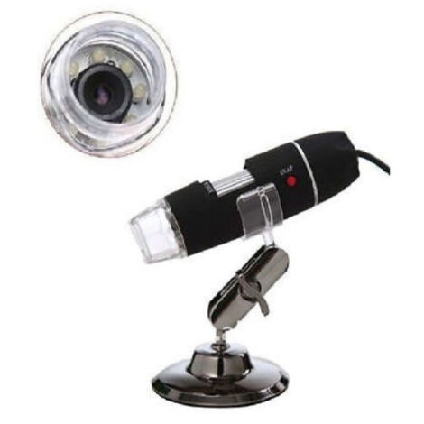 Microscope Numérique Usb 2.0 Mpx 500x 8 Led Pc Ordinateur Portable Photo Vidéo