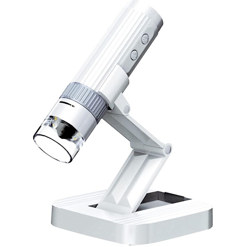 Microscope NuméRique USB, CaméRa de Microscopes Portables 50X-1000X, Microscope à PièCe HD 1080P, Mini Loupe de CaméRa, Blanc