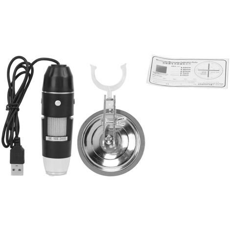 Microscope numérique USB pour soudure électronique, loupe avec éclairage LED réglable et finition anti-reflets
