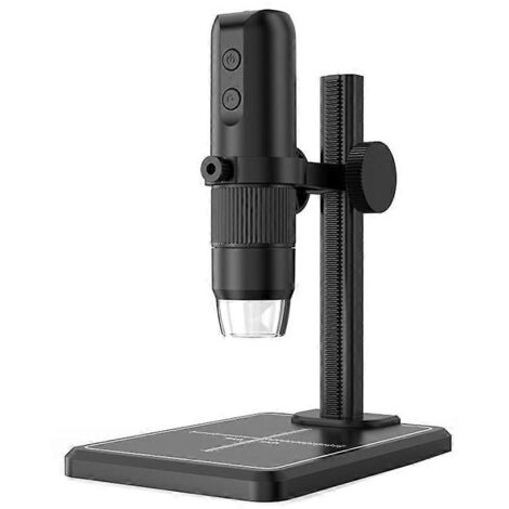 Microscope numérique Wi-Fi pour enfants, grossissement 40X-1000X, microscope portable