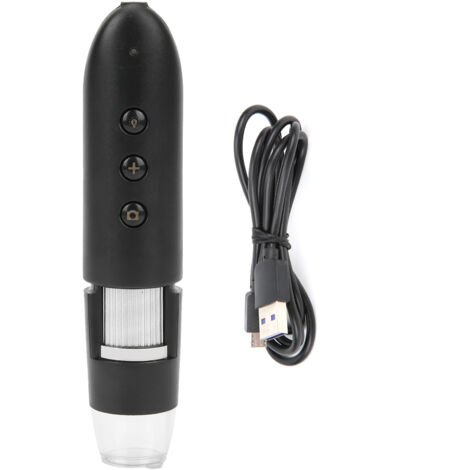 Microscope Numérique WiFi sans Fil, Caméra d'Inspection USB HD Portable Rechargeable 1000X