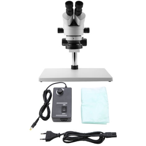 Microscope stéréo binoculaire 7X-45X, oculaires WF10X/20, objectif Zoom 0,7x-4,5x