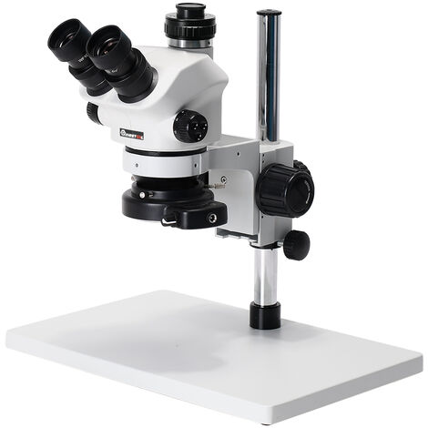 Microscope stéréo trinoculaire haute définition 7-50X avec caméra de Microscope intégrée de 10 pouces pour l'identification de réparation de téléphone portable Fantablau