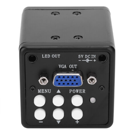 Microscope USB 2MP pour réparation électronique, caméra d'inspection avec zoom et éclairage LED, alimentation EU