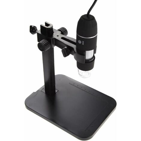 Microscopes USB Professionnel USB Microscope numérique 100 0X 8 LED 2MP Loupe de caméra Zoom de l'endoscope de Microscope électronique avec Support de Levage