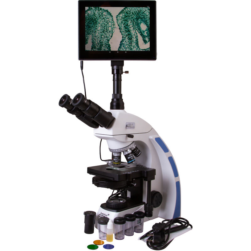 Image of Microscopio digitale trinoculare Levenhuk MED D45T LCD