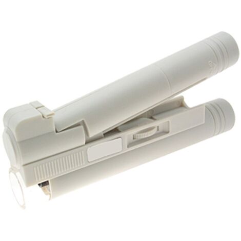 Microscopio portatile con ingrandimento illuminato a LED 40X di Sourcingmap, bianco
