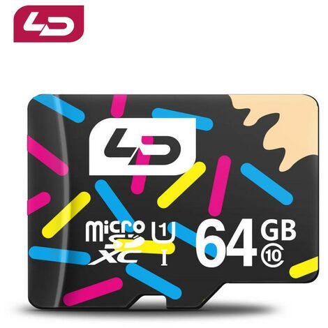 microSD 64GB- Geeignet für Überwachungskameras, Fahrrekorder, Mobiltelefone und Tablets