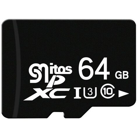 microSD 64GB- Geeignet für Überwachungskameras, Fahrrekorder, Mobiltelefone und Tablets