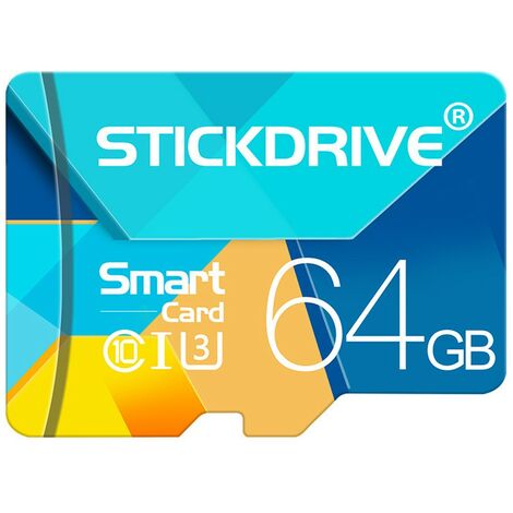 microSD 64GB- Geeignet für Überwachungskameras, Fahrrekorder, Mobiltelefone und Tablets