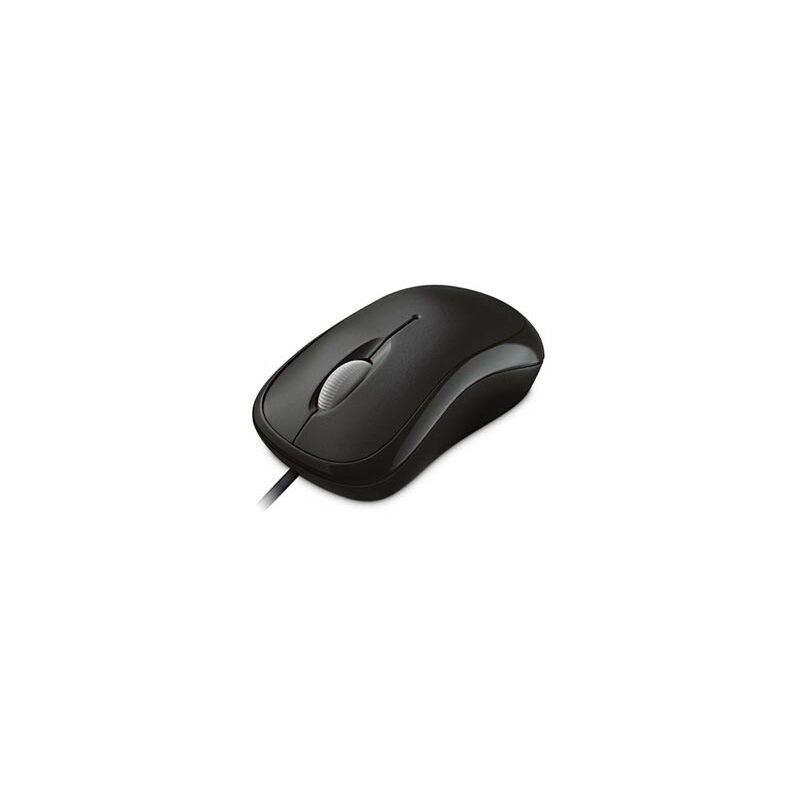 Microsoft Basic Optical Mouse - Ambidextre - Optique - USB - 800 DPI - Noir (P58-00059)