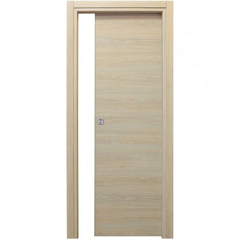 Microtec Schiebetür Weiße Eiche cm 210 x 70