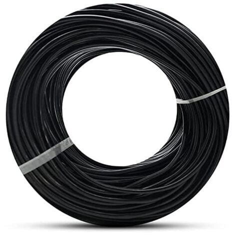 Microtube souple 3x5 mm noir. bobine de 200 m