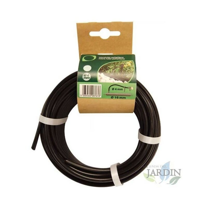 

Microtubo flexible 4,5x6,5 mm negro. 5 metros