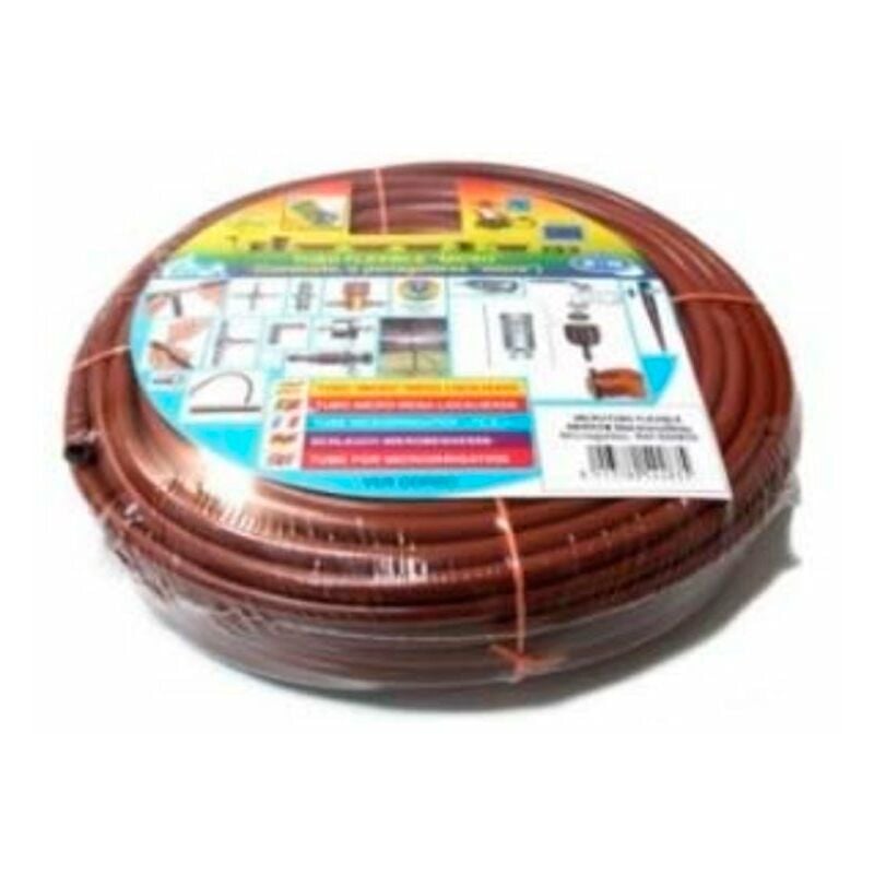 

Microtubo flexible marrón goteo 4mmx25m