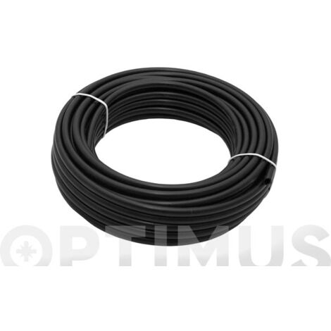 MICROTUBO FLEXIBLE NEGRO PARA GOTEO � 6 X 4 MM / 50 M - ME64B50