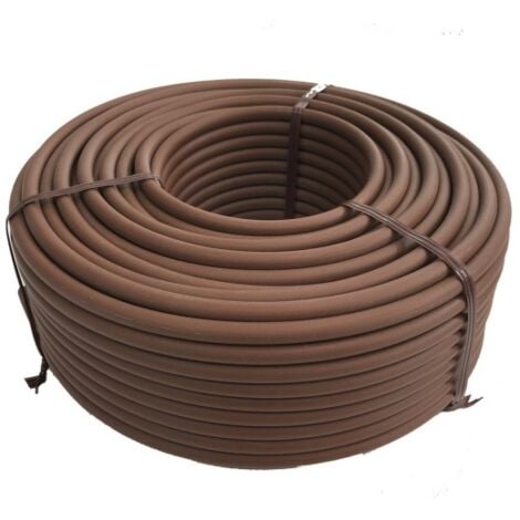 Microtubo Marron Para Goteo  6,5 X 4,5 25 M