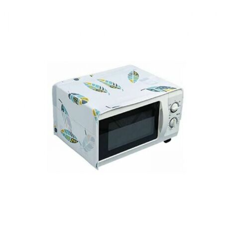 Microwave Oven/Multifunction Oven Dust Cover Grease Proof Cover with Pocket Kitchen Protector (Feather Pattern)