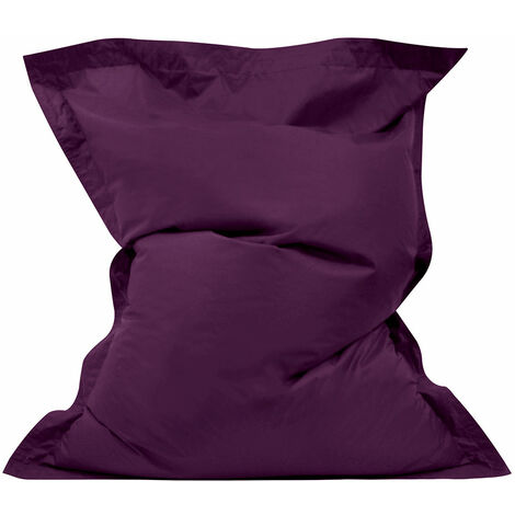 main image of "Mid Baz Giant Bean Bag - 140cm x 110cm, Water Resistant Indoor Outdoor Floor Cushion"