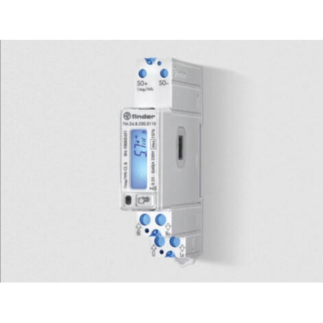 MID CERTIFIED SINGLE-PHASE BI-DIRECTIONAL ENERGY METER 5(40) A WITH S0 PULSE OUTPUT VELLEMAN FIN7M.24.8.230.0110