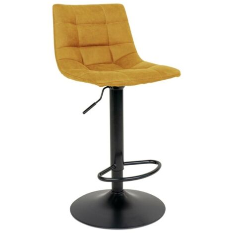Middelfart Tabouret de bar, jaune moutarde.