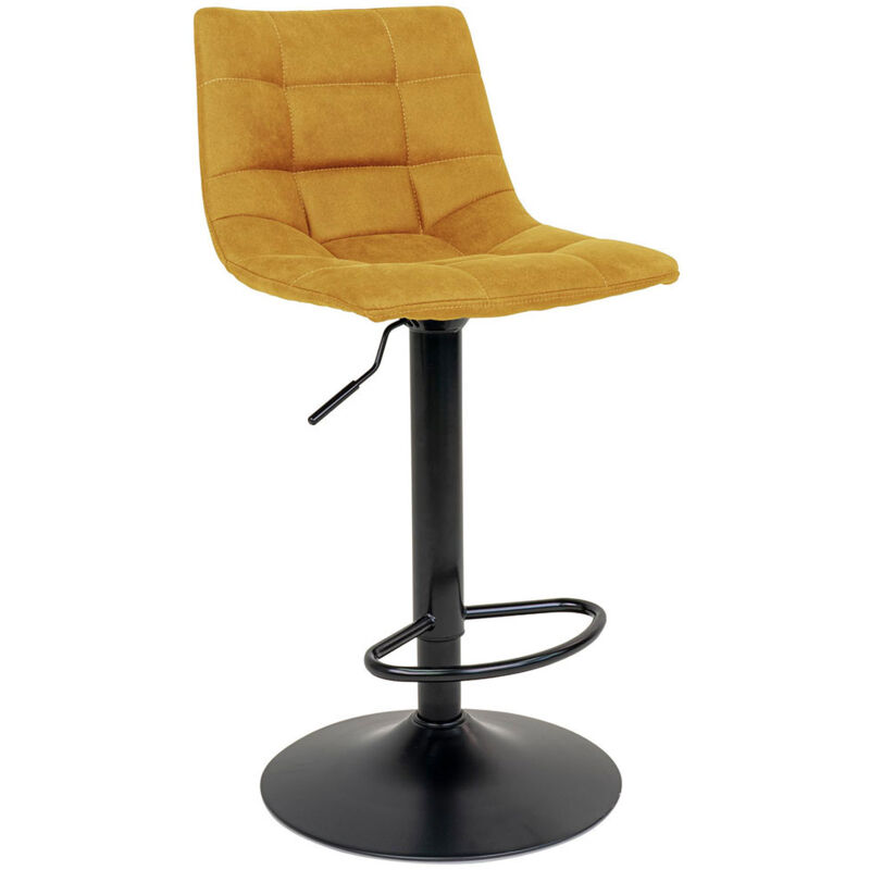 Middelfart Tabouret de bar, jaune moutarde.