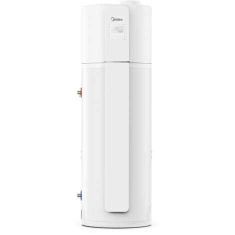Midea – Chauffe-eau thermodynamique monobloc Combo Sol 190L – Débit d'air modulable 182-270 m³/h – Niveau sonore 41 dB(A) – 13902184