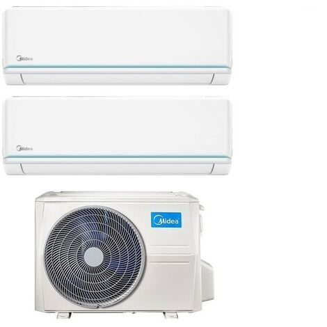 midea dual split inverter-klimagerät serie evolution 9+12 mit m2og-14hfn8-q r-32 wi-fi optional 9000+12000