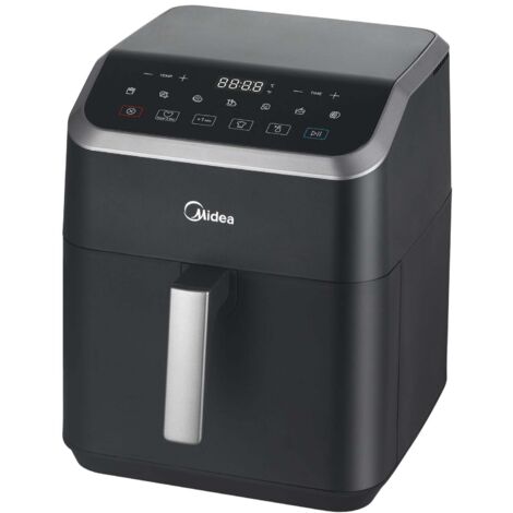 MIDEA Heißluftfritteuse MAD55000ADK, 5 L, 1600 W, schwarz