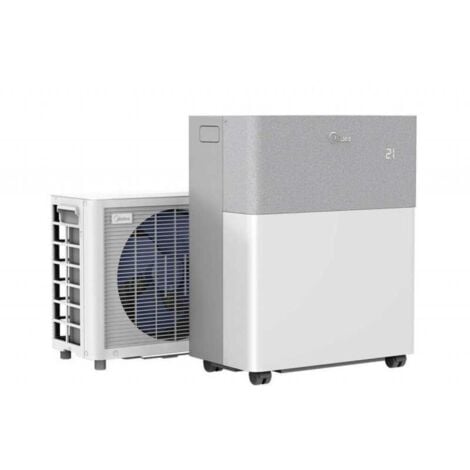 OPTIMEA MIDEA PORTASPLIT Climatiseur Split Mobile Réversible Froid /Chaud, 3500W/12000BTU, WiFi, déshumidificateur, ventilateur, jusqu’à 40m2, kit fenêtre inclus