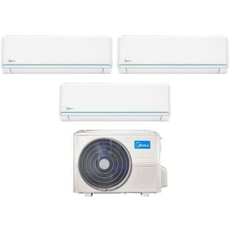 Climatiseur réversible Tri-split MIDEA Evolution EV9+9+12 M3OF-21HFN8-Q R-32 9000+9000+12000 BTU A++