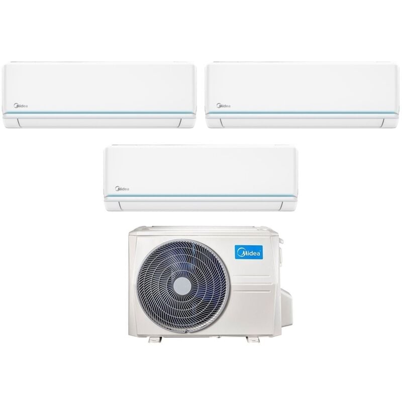 Trial Split rèversible Climatiseur série evolution 9+9+9 avec M3OF-27HFN8-Q R-32 Wi-Fi en option 9000+9000 - Midea
