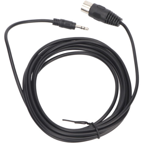 MIDI-Kabel (8-poliger DIN-Stecker auf 3,5-mm-Klinkenstecker) für Synthesizer und Audio-Interfaces, 3 m Länge