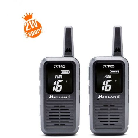 Midland coppia ricetrasmittente 777 PRO Versione Export 2W - C1365