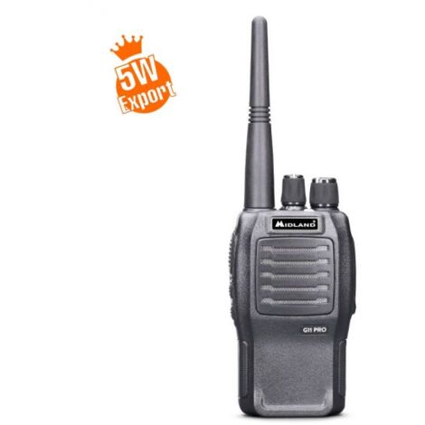 Midland G11 PRO Ricetrasmettitore Bibanda Pmr446 Versione 5W - C966.06