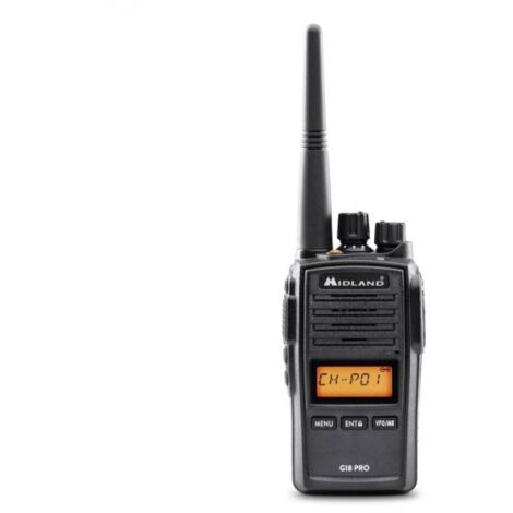Midland G18 PRO Ricetrasmettitore PMR446 antenna SMA - C1145.02