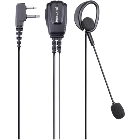 Midland Headset/Sprechgarnitur MA 30-L Kopfhörer und Mikr.Duo Klinke C1526