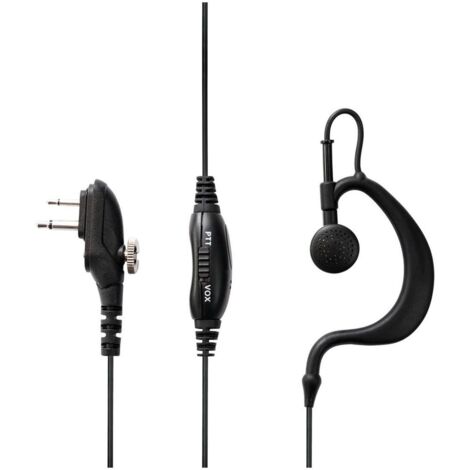 Midland MA 27M Auricolare Cablato A clip Nero