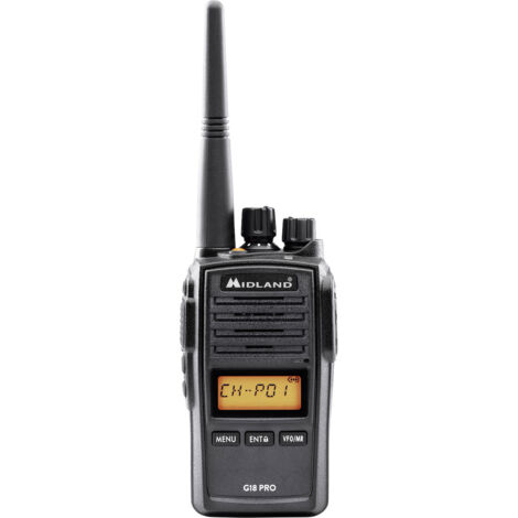 Midland Midland G18 Pro NC, PMR446 Funkgerät C1145.04 PMR-Funkgerät
