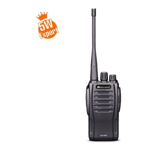 Midland ricetrasmittente professionale palmare pmr446 G10 PRO Export 5W - C1107.04