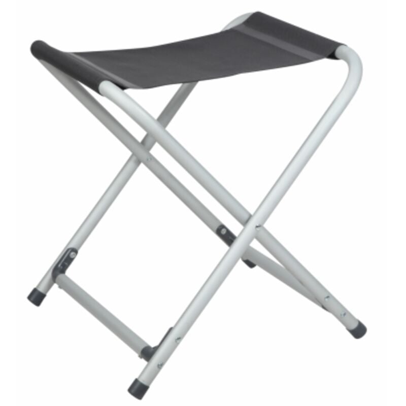 Tabouret Pliant aluminium Poz ultra compact Gris Camping Car - Midland