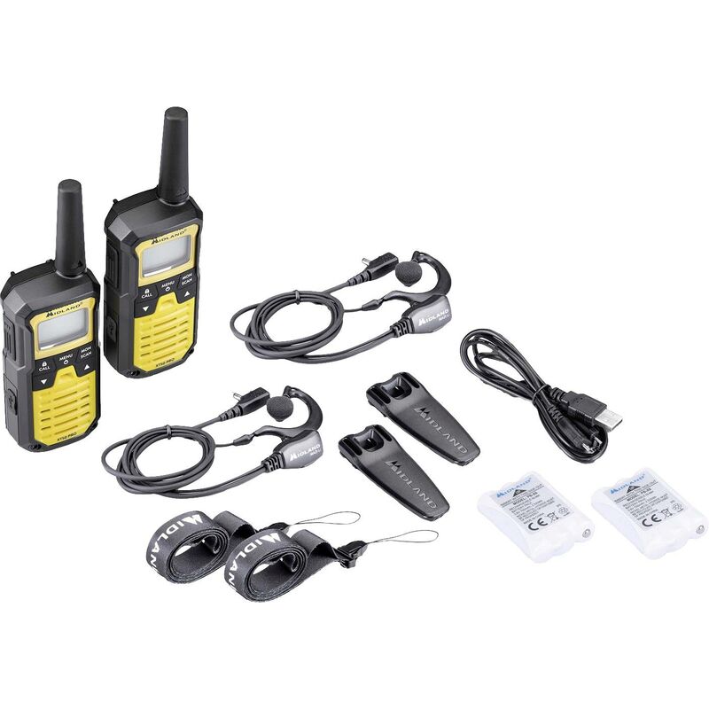 Midland - XT50 Pro Koffer Gelb C1464.01 Talkie-walkie lpd/pmr jeu de 2 R684352