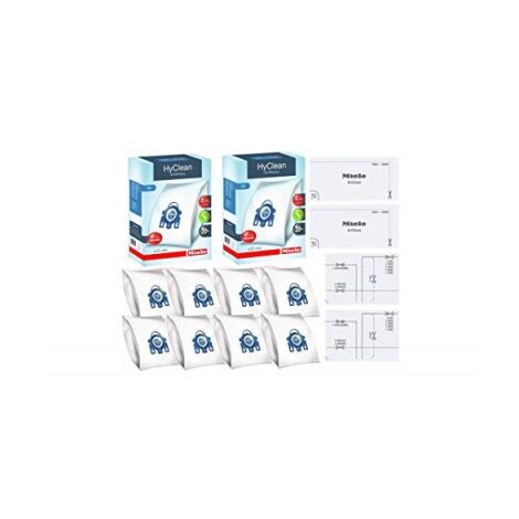 Miele – Lot de 2 paquets d’accessoires Hyclean GN (8 sacs + 4 filtres) (2, 1)
