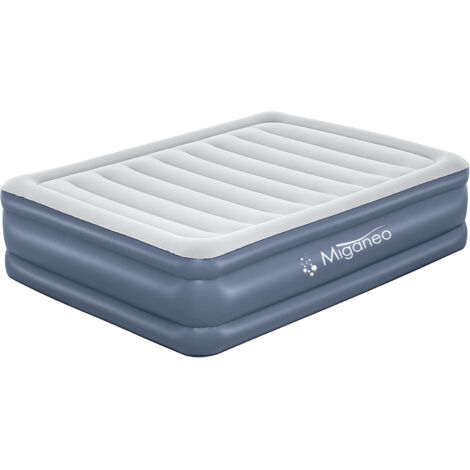 Miganeo Luftbett 203 x 152 x 51 cm Deluxe  mit integrierter Elektropumpe