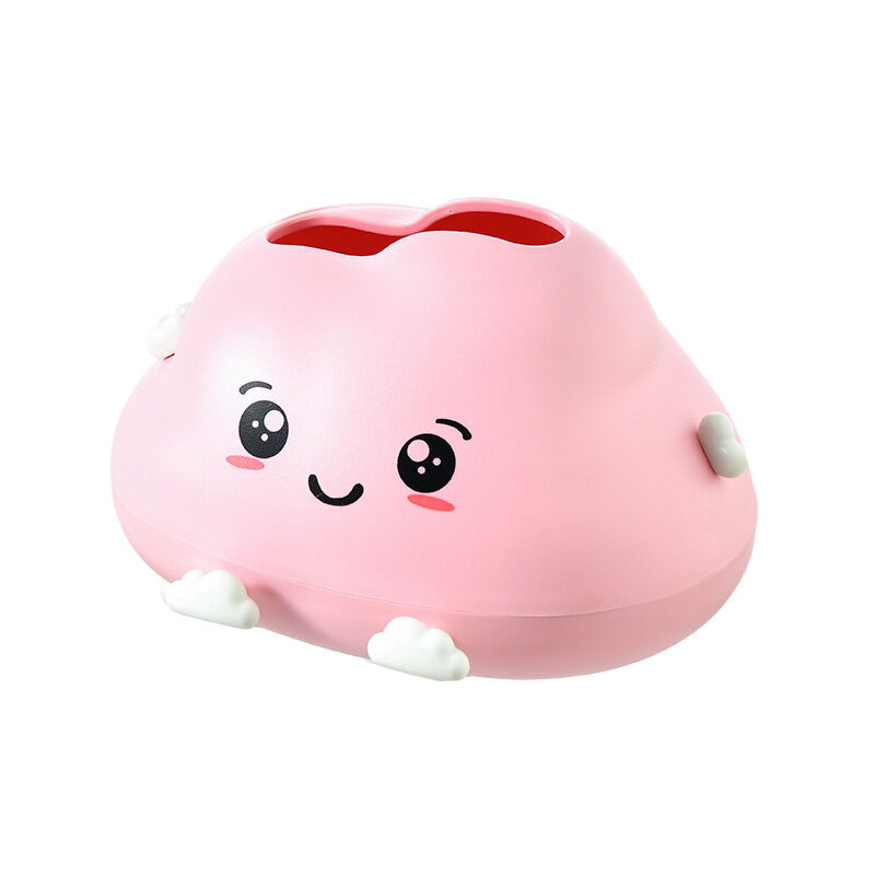 Ensoleille - Mignon boîte à mouchoirs en forme de nuage maison kawaii boîte de rangement de bureau simple stockage créatif porte-serviettes assiette